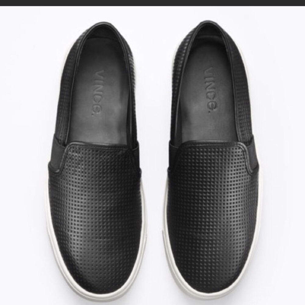 Vince Blair perforated sneakers Black